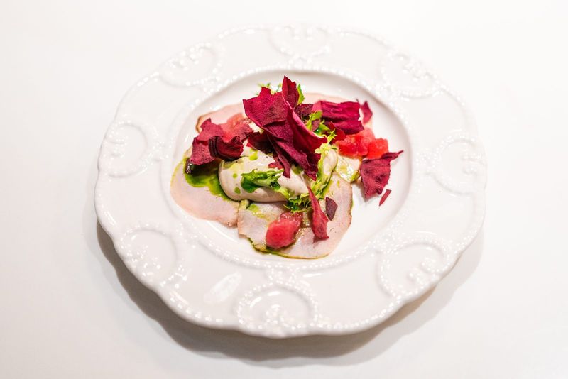 Preparat gourmet, detaliu de prezentare